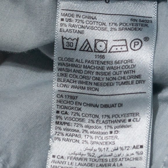 Old Navy Rockstar Super Skinny Jeans Womens 0 Blue Distressed Raw Hem F03X - Picture 7 of 7